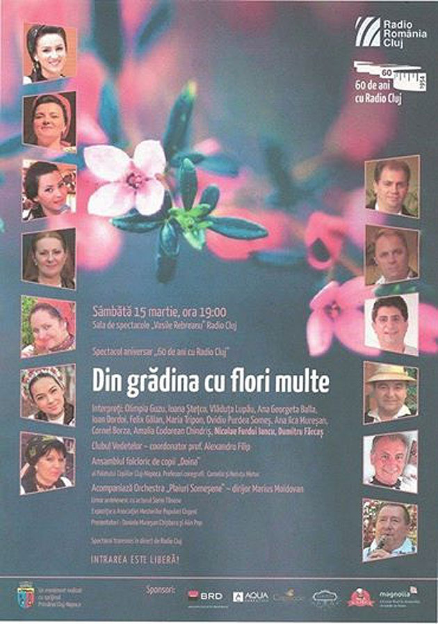 Artiști din Țara Oașului la aniversarea Radio România Cluj