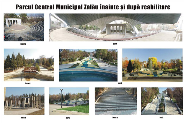 Proiectul „Amenajarea peisageră a Parcului Central Municipal Zalău”, la final