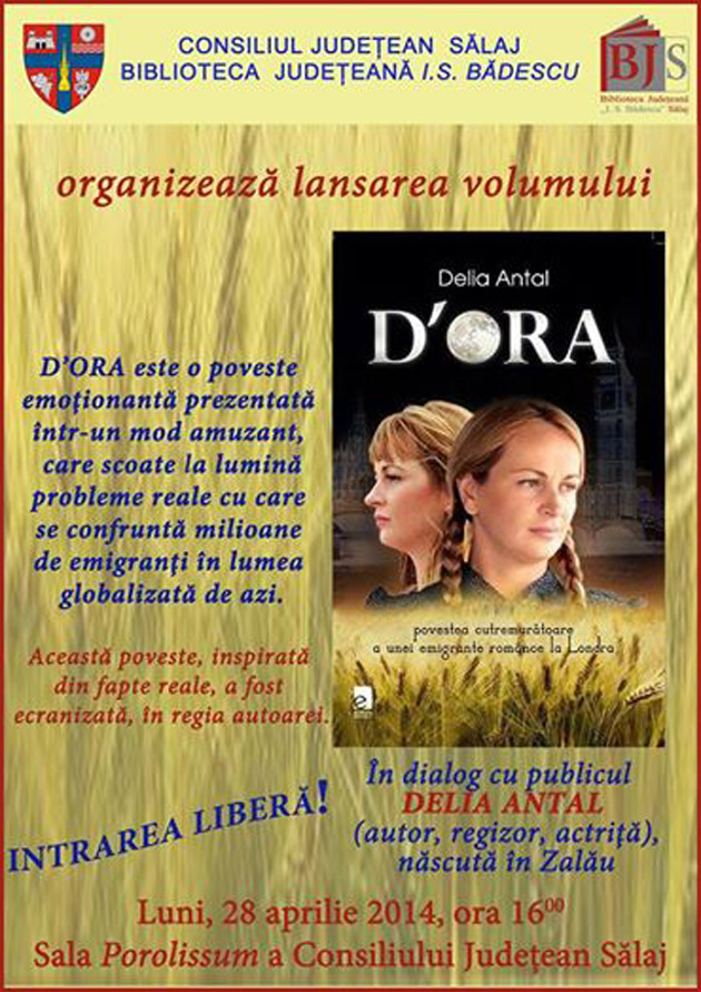 O sălăjeancă stabilită la Londra își lansează cartea și pe meleagurile natale, la Zalău