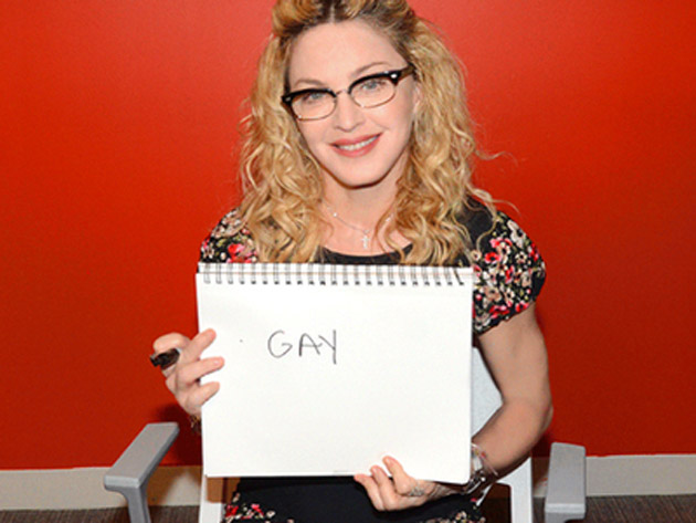 Madonna a stârnit noi controverse, după ce a folosit cuvântul "gay" pentru a-l descrie pe Putin