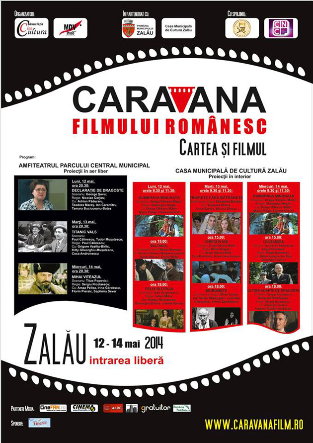 Cartea și filmul vor poposi la Zalău timp de mai multe zile