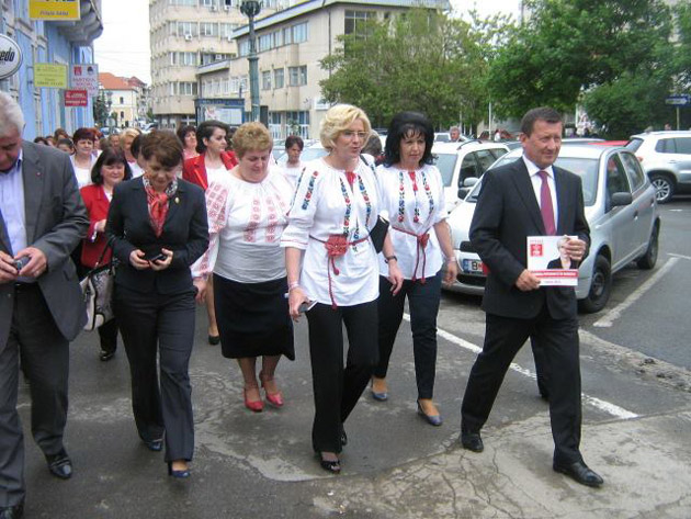 Europarlamentarul Corina Cretu în vizită în Sălaj