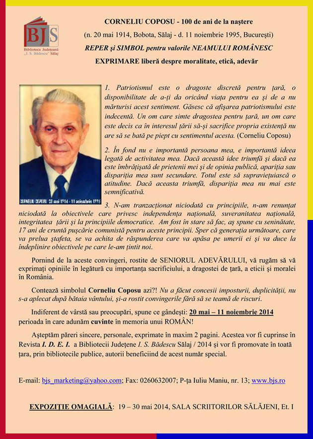 Centenar Corneliu Coposu