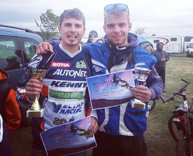 Gyenes, bun şi la motocross