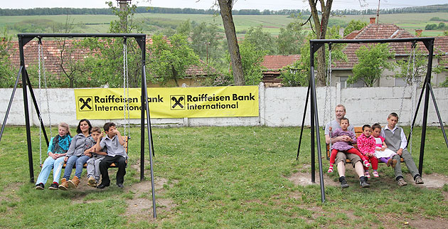 Loc de joacă nou la Centrul de Plasament Hurezu Mare