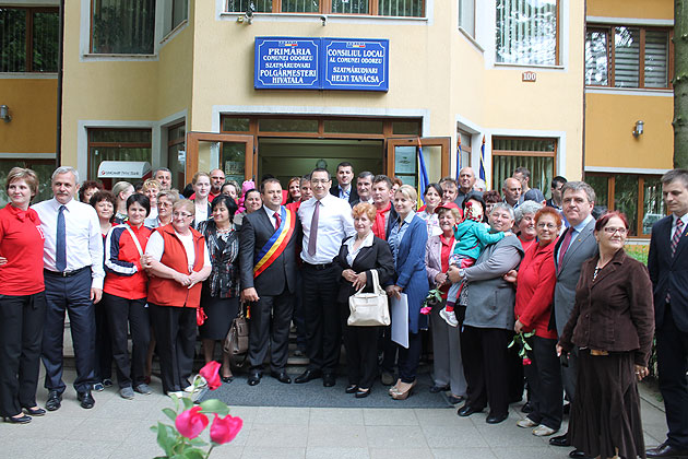 Vizită în premieră a premierului Victor Ponta la Odoreu