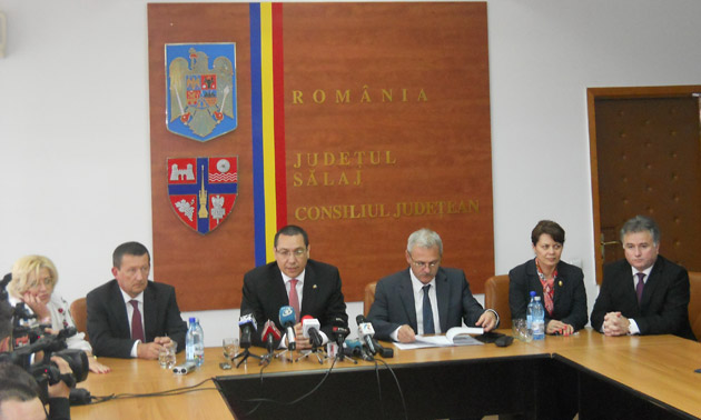 Premierul Victor Ponta, în vizită la Zalău
