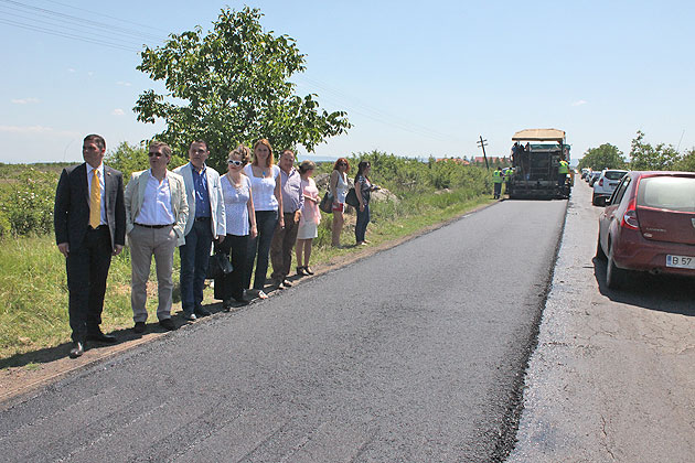 Drumul Judeţean dintre Satu Mare  şi Viile Satu Mare, reabilitat