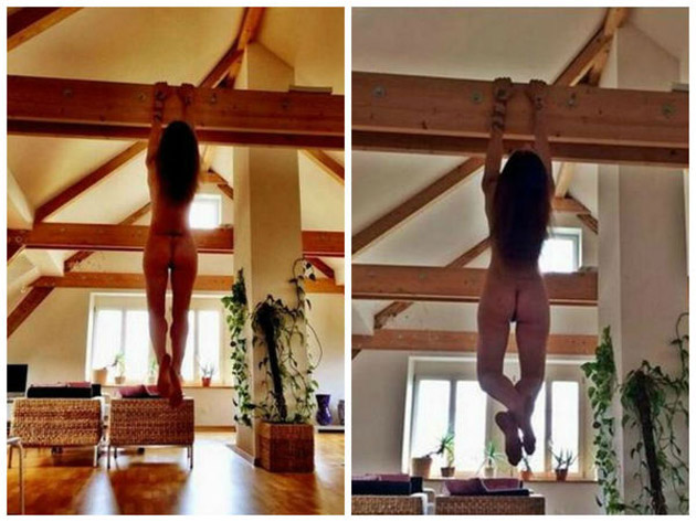 La 40 de ani nu se sfieşte să îşi arate corpul