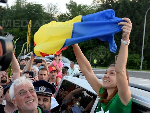 Simona Halep la revenirea în ţară: Mulţumesc tuturor românilor care m-au susţinut