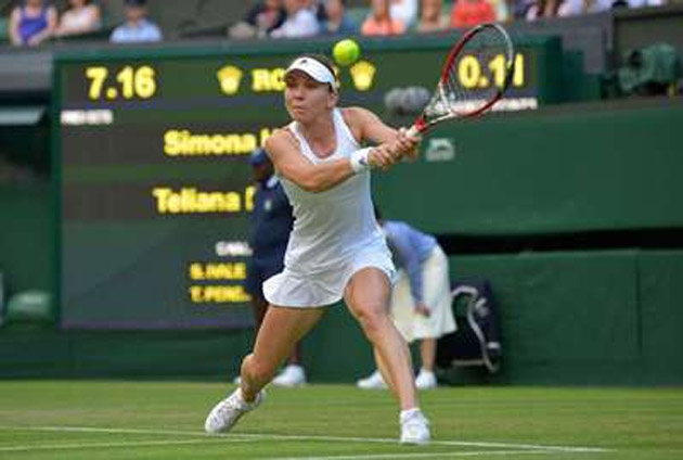 Partida dintre Simona HALEP şi Lesia Ţurenko, din turul doi la Wimbledon, amânată pentru azi