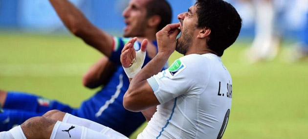 167 de persoane au mizat pe faptul că Luis Suarez va muşca pe cineva la CM