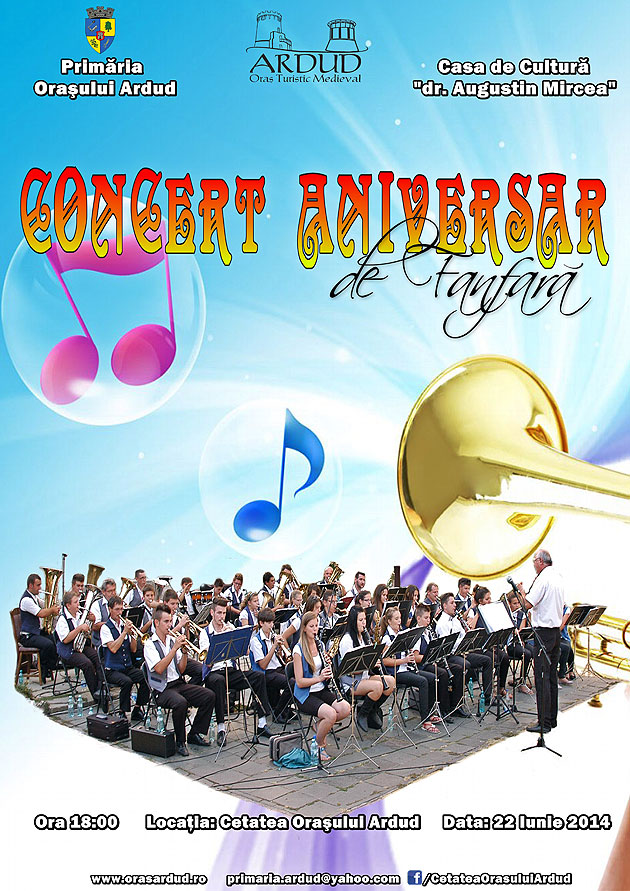 Concert aniversar de fanfară  dedicat dirijorului Mircea Câcu