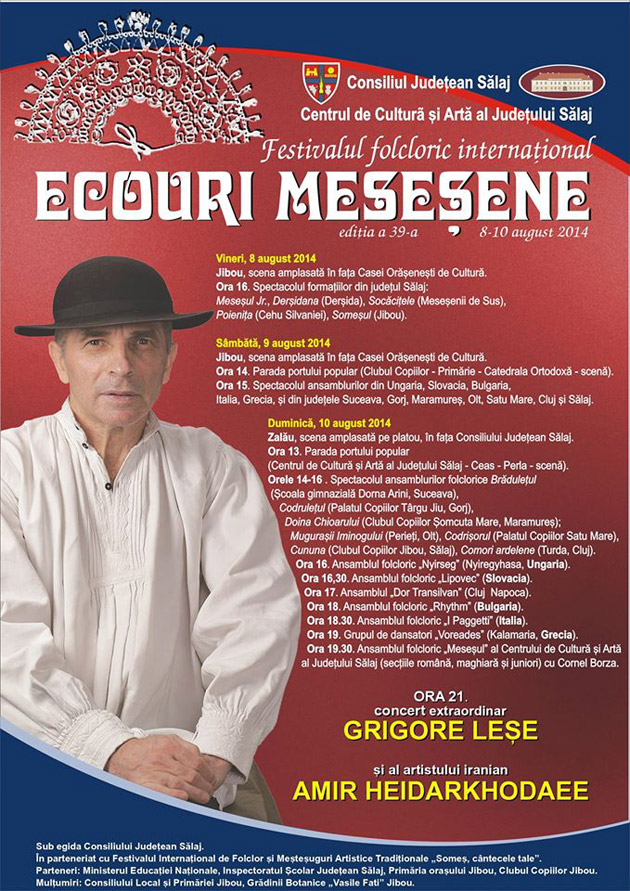 Festivalul internațional de folclor „Ecouri Meseșene” a ajuns la a 39-a ediție