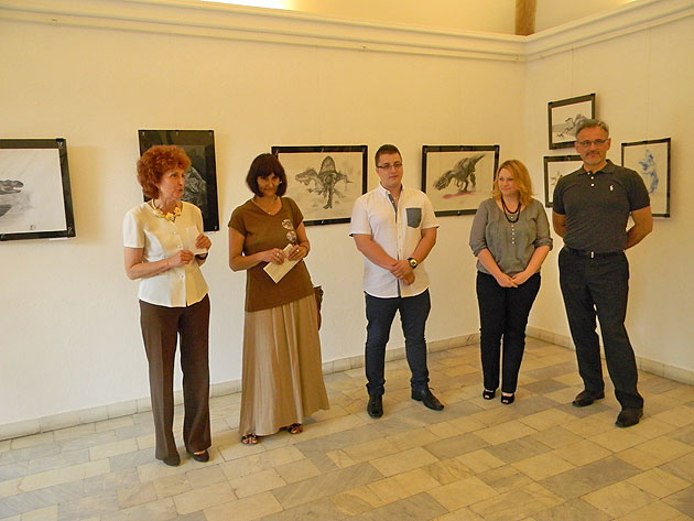 Expoziţie de grafică Leonard Lupu la Muzeul de Artă