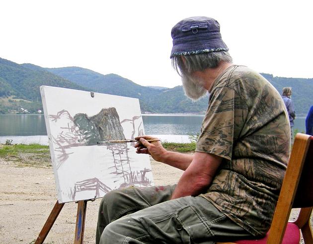 Douăzeci de artişti în tabăra  de creaţie de la Hodod