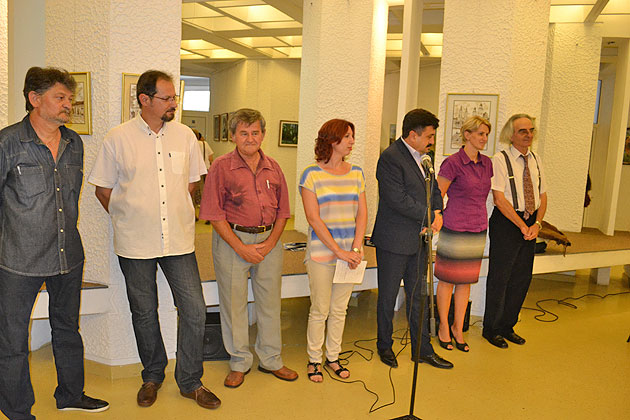 Expoziţie de arte plastice cu patru maeştri sătmăreni