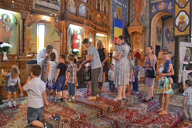 Numeroşi sătmăreni la sărbătoarea Schimbării  la Faţă a Domnului