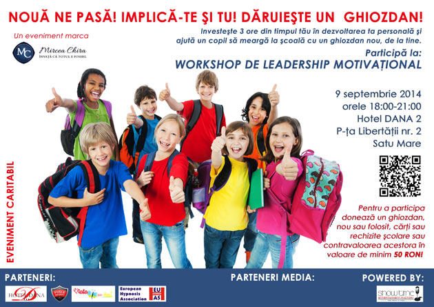 Rechizite şi ghiozdane pentru sprijinirea copiilor