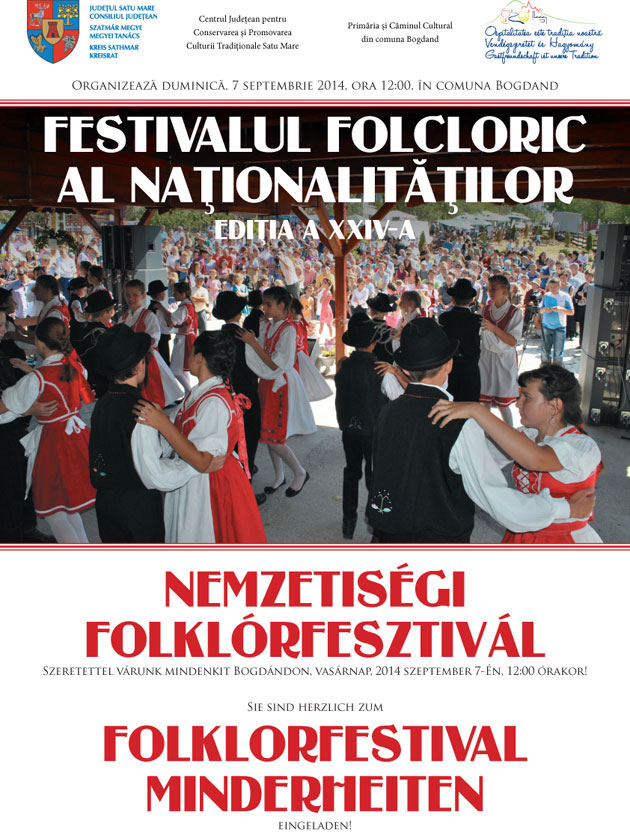 Douăzeci de ansambluri folclorice la Festivalul Naţionalităţilor de la Bogdand