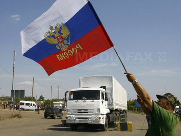 Al doilea convoi umanitar rusesc a livrat ajutoare în estul Ucrainei