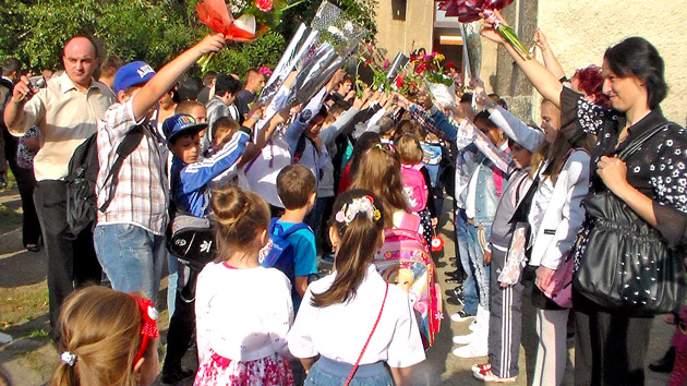 Început de şcoală la “Vasile Lucaciu” din Carei