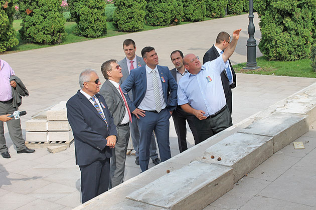 Monumentul Ostaşului Român, pregătit pentru 25 Octombrie