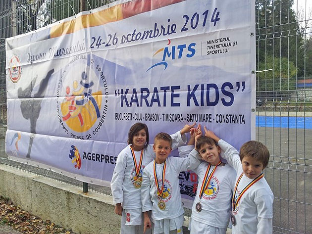 Secția de karate de la CSM crește viitori campioni