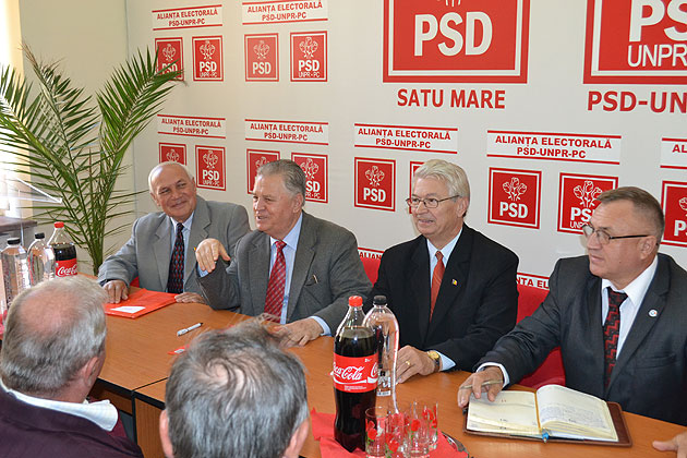 Liderul OPSD a transmis pensionarilor sătmăreni mesajul premierului Ponta