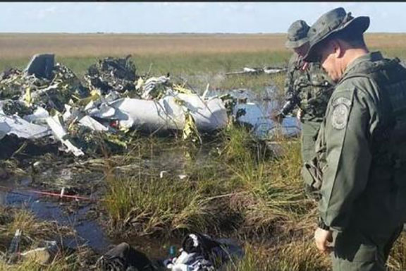 Venezuela a doborât un avion neindentificat în zona graniței cu Columbia