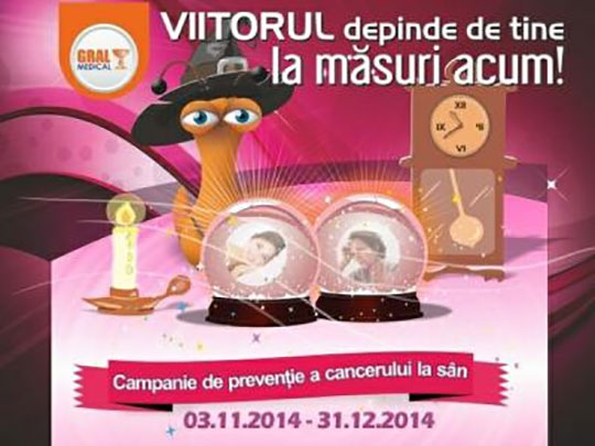 Gral Medical desfășoară campania de prevenție a cancerului de sân
