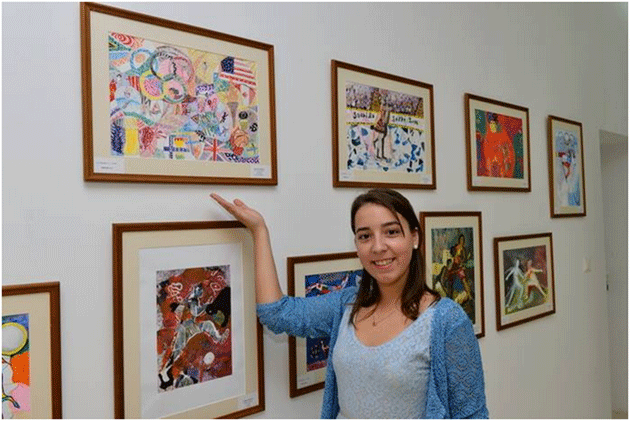 Sătmăreanca Alexandra Alb, pe locul II la Concursul Național de Arte Plastice