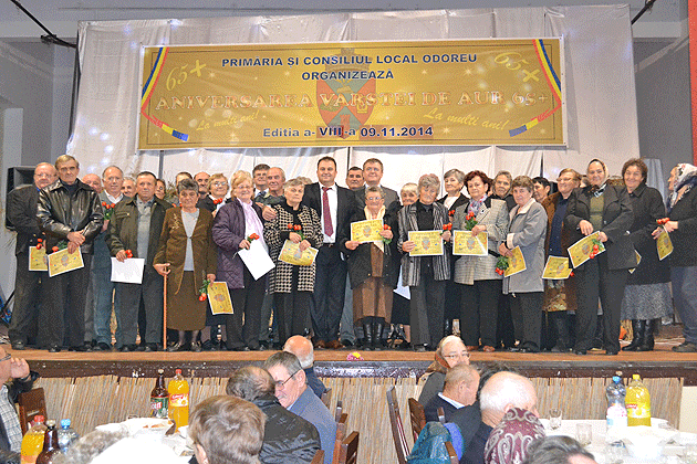 Aniversarea vârstei de aur la Odoreu