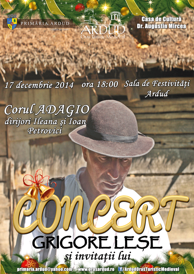 Concert Grigore Leşe la Ardud
