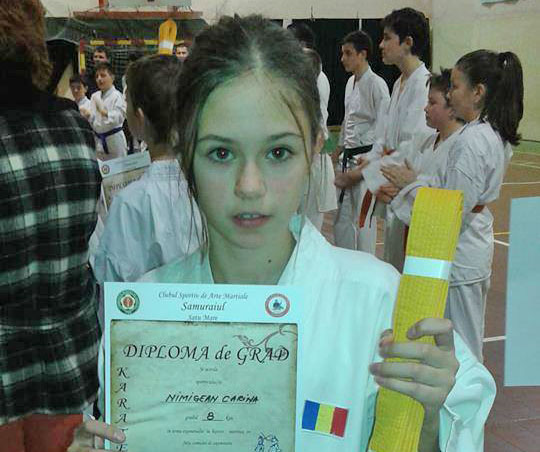 Examen de centură la CS Samuraiul