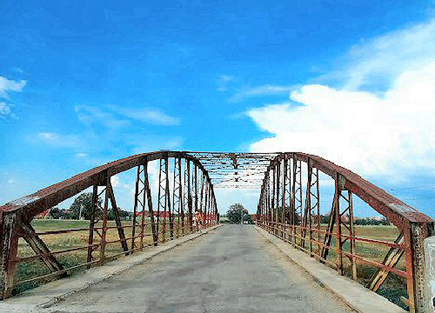 Pod nou de acces spre Domăneşti