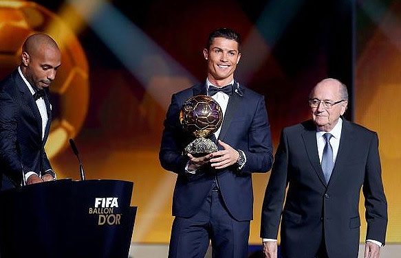 Cristiano Ronaldo a câștigat al treilea său Balon de Aur! Lista premiilor acordate la Zurich