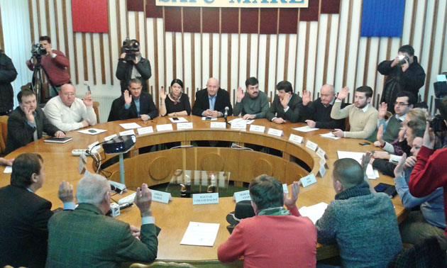 Şedinţă de sub un minut  la Consiliul Local