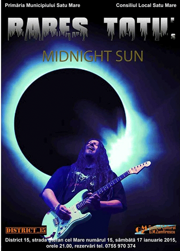 Concert de blues, marca Rareş Totu’s Midnight Sun, la District 15