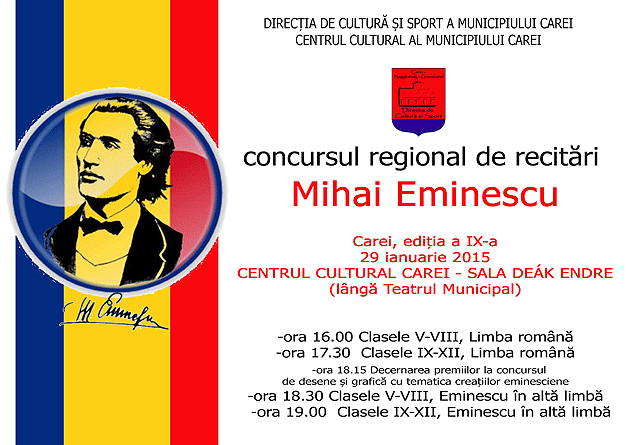 Concurs regional de recitări  la Carei
