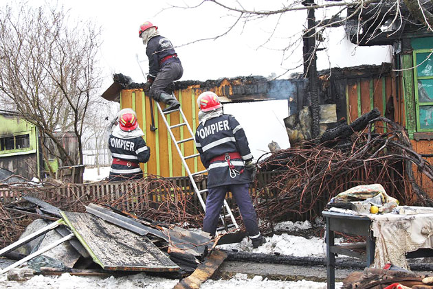 Negreştean făcut scrum într-un incendiu