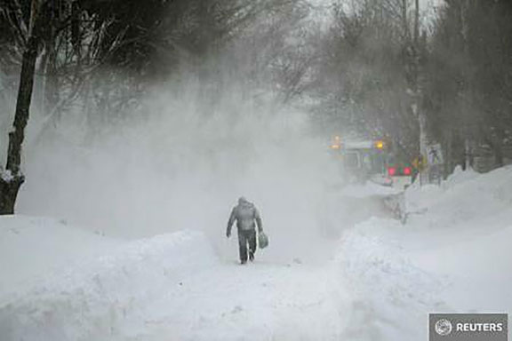 O nouă furtună de zăpadă lovește coasta de est a SUA