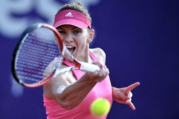 Simona Halep a făcut primul antrenament pe arena Patinoarului "Dunărea" din Galați