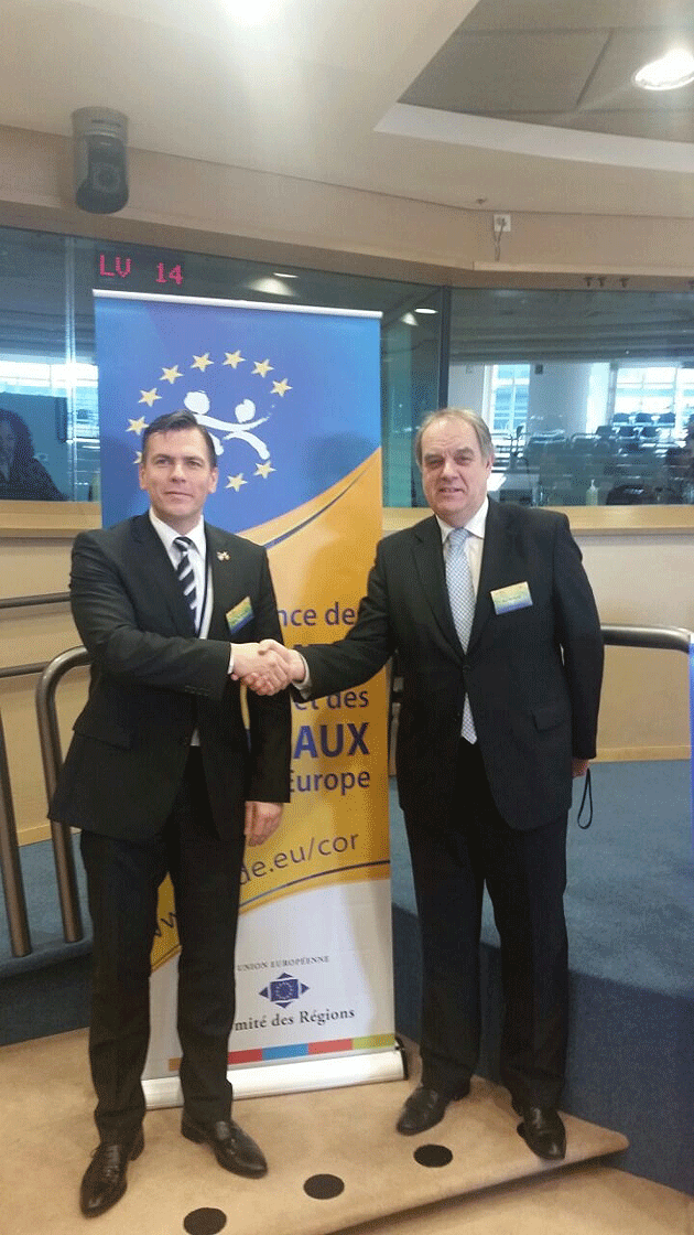 Preşedintele Adrian Ştef, la şedința Grupului Extraordinar ALDE-CoR