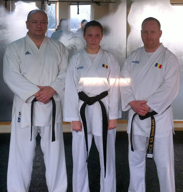 Alexa Bettina, centura neagră la Samuraiul