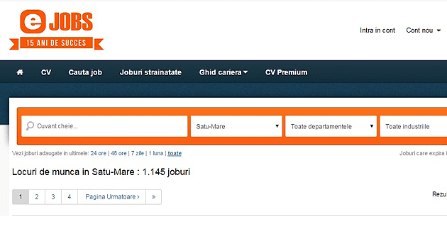 Locurile de muncă bune, doar pe internet
