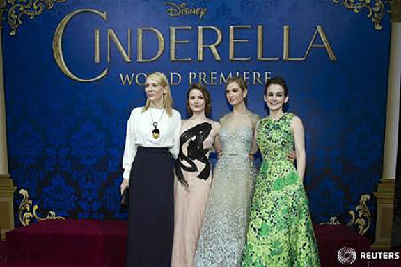 'Cinderella' pe primul loc în topul încasărilor