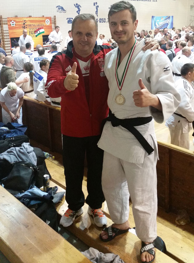 Vasile Fuşle jr., medaliat cu argint  la Mastersul din Budapesta