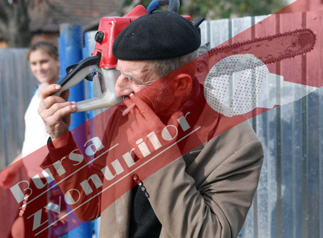 Ţeapă practică  cu service fals