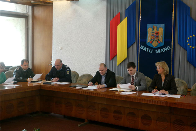 Reunire a Comisiei Judeţene de Acţiune împotriva Violenţei în Sport